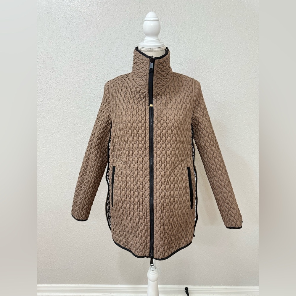 LANDI Fancy Reversible Trapuntino Quilted Women's Jacket Made in Italy Size S - Picture 7 of 11